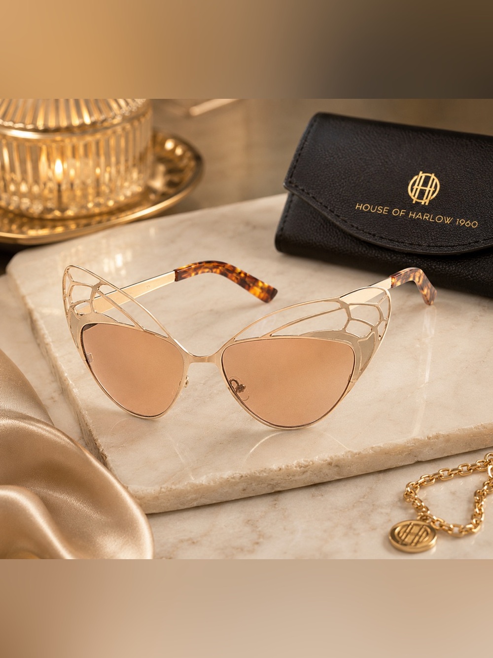 House of Harlow 1960 Scarlett Sunglasses - Picture 2 of 7